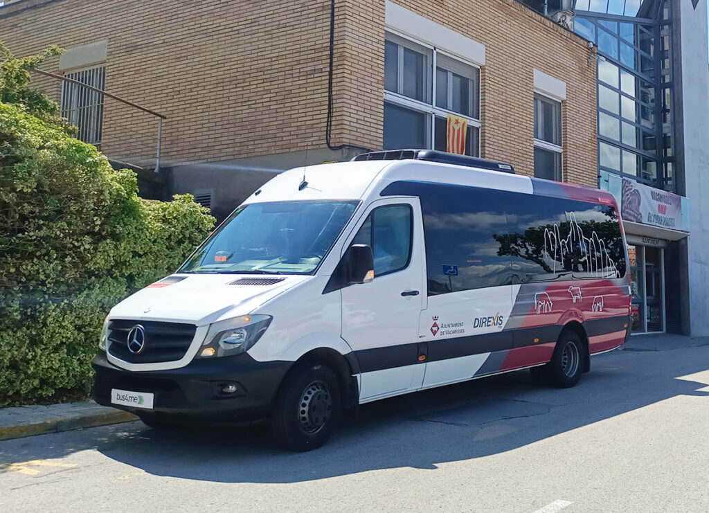 Bus4.me system implemented in Vacarisses